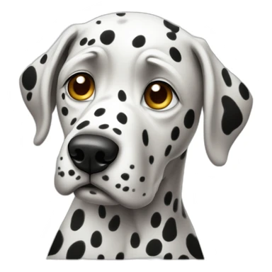 Dalmatien triste sticker