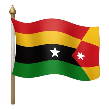 kurdistan flag with black on top red at bottom with sun in the middle  sticker