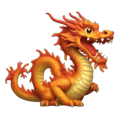 Dragon chinois sticker