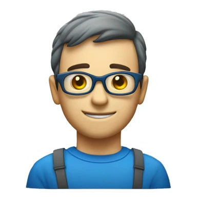 Um símbolo redondo azul com um cert no meio sticker