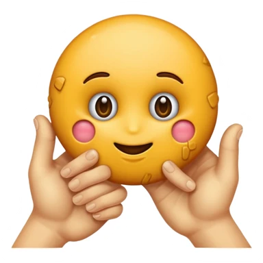 Devi creare un emoticon che sta per tirare uno schiaffo al contrario, cioè che colpisce con le nocche con la parte superiore della mano..e non con il palmo...ciò il verso opposto. sticker