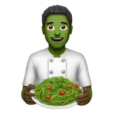 vegetarian who only eats pesto sticker