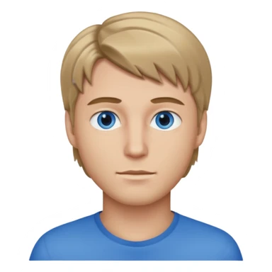 male darkblond sticker