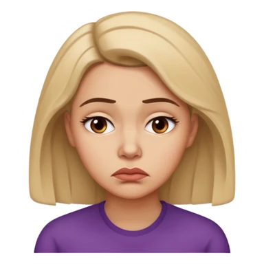 overthinking female sticker