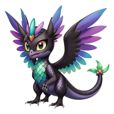 Meloetta-Noivern-Noibat-Toothless-Fakémon-creature-hybrid sticker