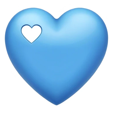 corazón azul sticker