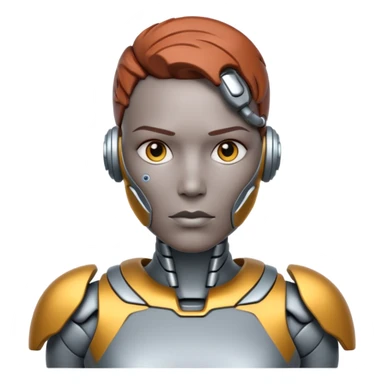 cyborg sticker