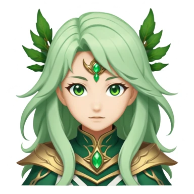 Nahida The Dendro Archon from Genshin Impact sticker