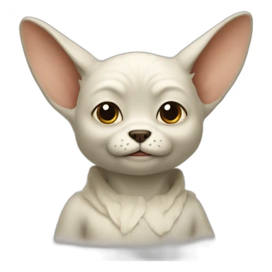 portrait grogu sticker