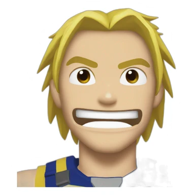 All might mha sticker