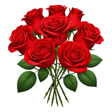 roses bouquet sticker
