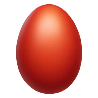 red egg sticker