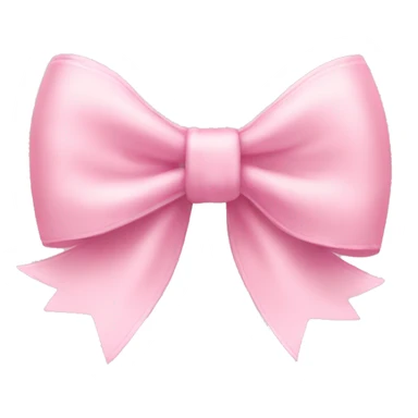Light pink bow sticker