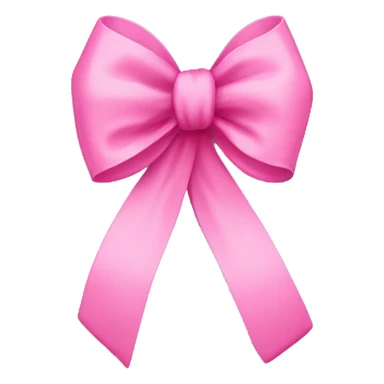 Pink bow sticker