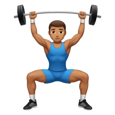 A person who make calisthenics sticker