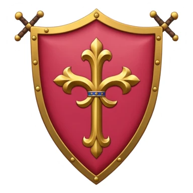 brasão sangrando medieval rosa de sangue vermelha sticker