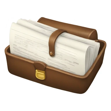 case with documents sticker