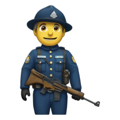Alpine gendarmerie sticker