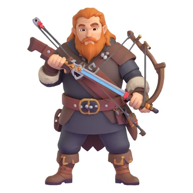 Varric Tethras dwarf rogue with Bianca crossbow sticker