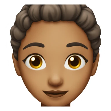 Shiny-with-happiness-dark-brown-Female-eyes sticker