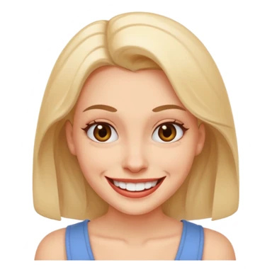 	facial Upselling scam women fake sympathetic smile, predatory grin, saccharine smile, smirk sticker