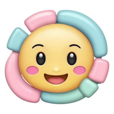 pastel sign say "hello" sticker