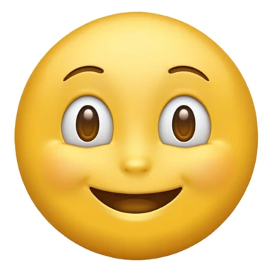 tight lipped smile, yellow emoji sticker
