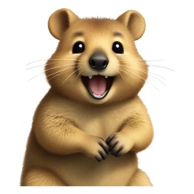 Happy quokka  sticker