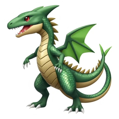 Meloetta-Garchomp-Sceptile-Pokémon-Fakémon-fusion-hybrid-creature sticker