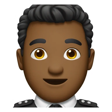 a emoji dressed in a col outfit sticker
