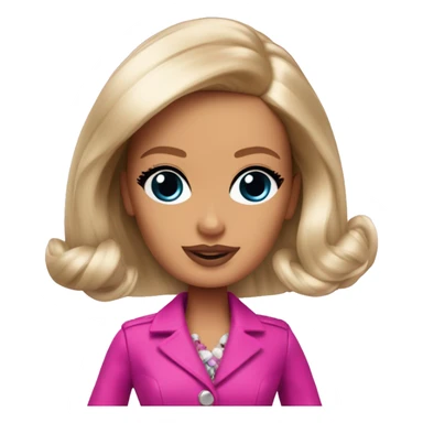 Barbie dressing as 
Oppenheimer sticker