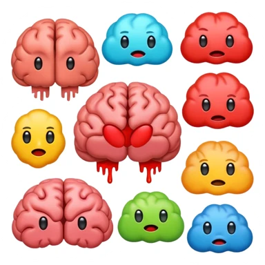 67 brain rot emoji sticker
