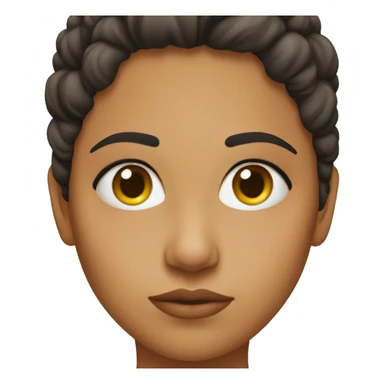 Latina serious girl  sticker