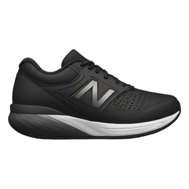 newbalance freshform black shoes  sticker
