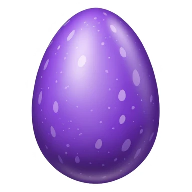 Purple Easter egg sticker