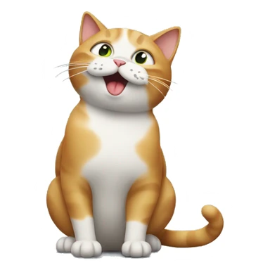 Cat farting  sticker