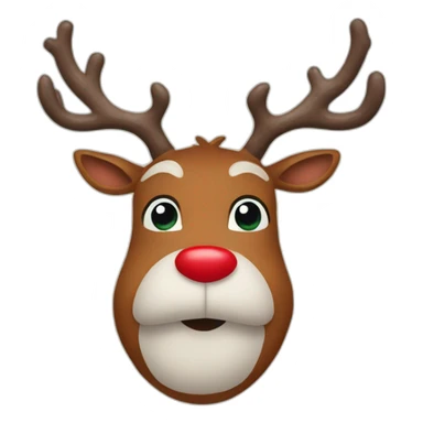 rudolph the red nosed reindeer sticker