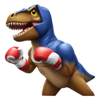 Boxing trex sticker
