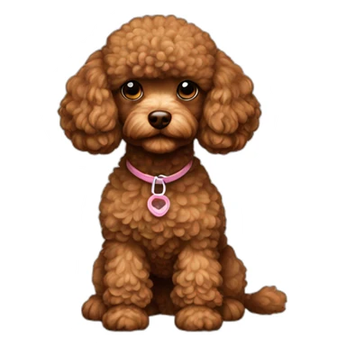 toy-poodle-brown sticker