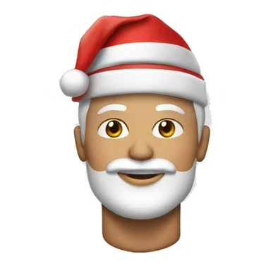 cristiano ronaldo with santa hat sticker