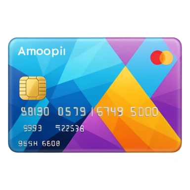 aesthetic credit card with pattern sticker