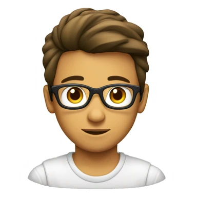 estudiante con una J en su playera sticker