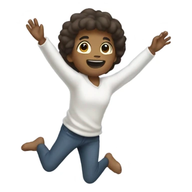 person levitating  sticker