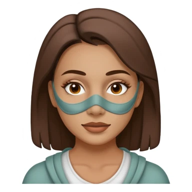 women beauty facial mugclay mask sticker