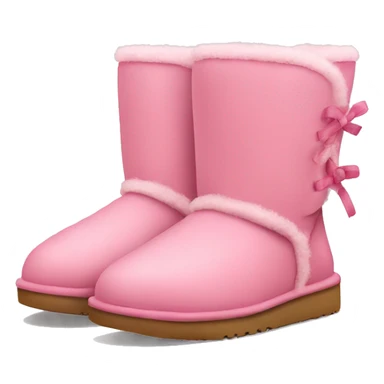 Cute pink Ugg boots sticker