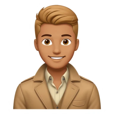 male fashion model sticker