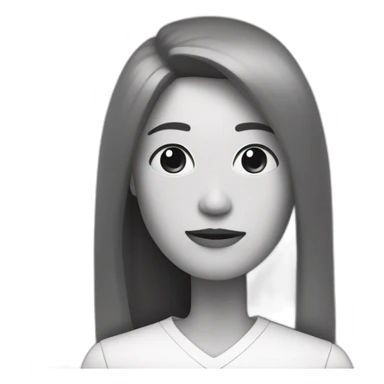 Goto blanco y negro sticker