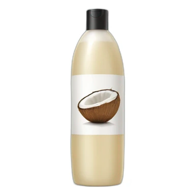 Coconut shampoo for hair sticker