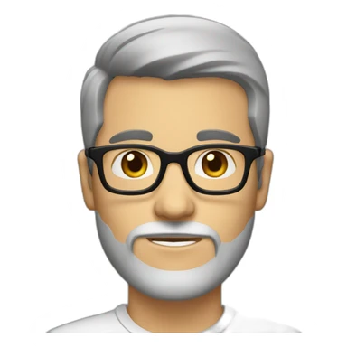 white-male-with-black-hair-straight-back-with-black-glasses-light-beard sticker
