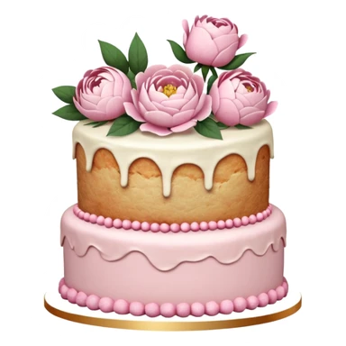 floral cake rustic  sticker